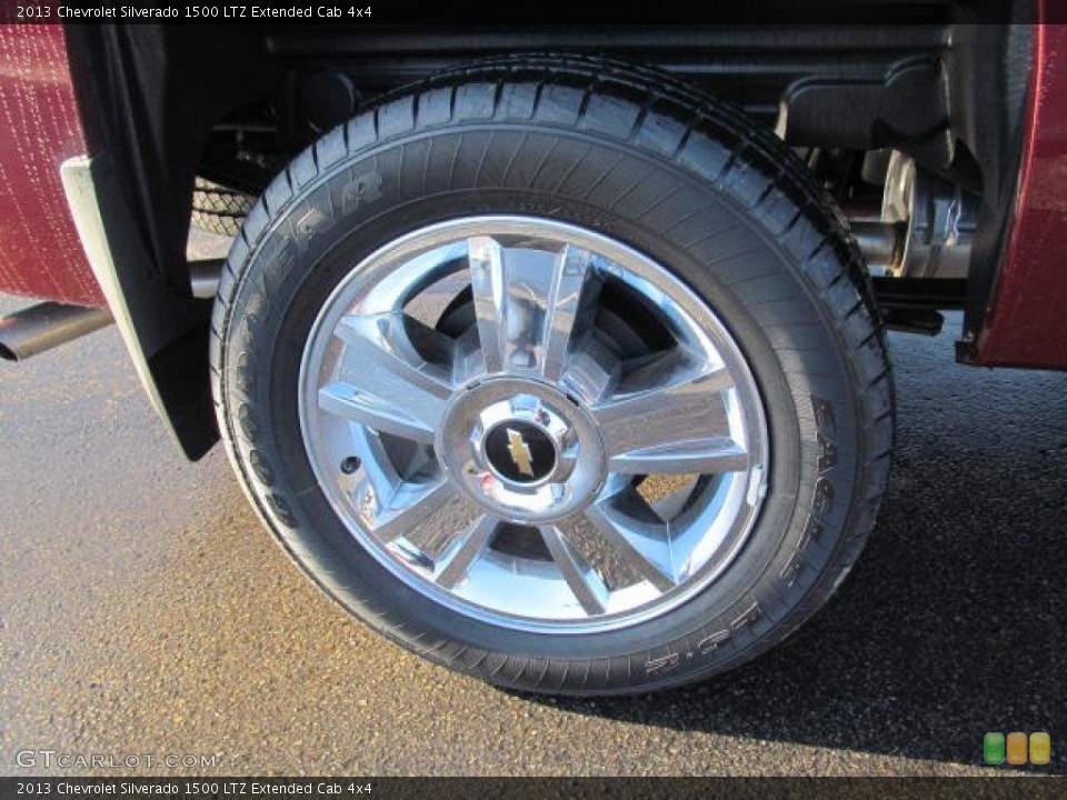 2013 Chevrolet Silverado 1500 LTZ Extended Cab 4x4 Wheel and Tire Photo #74348685