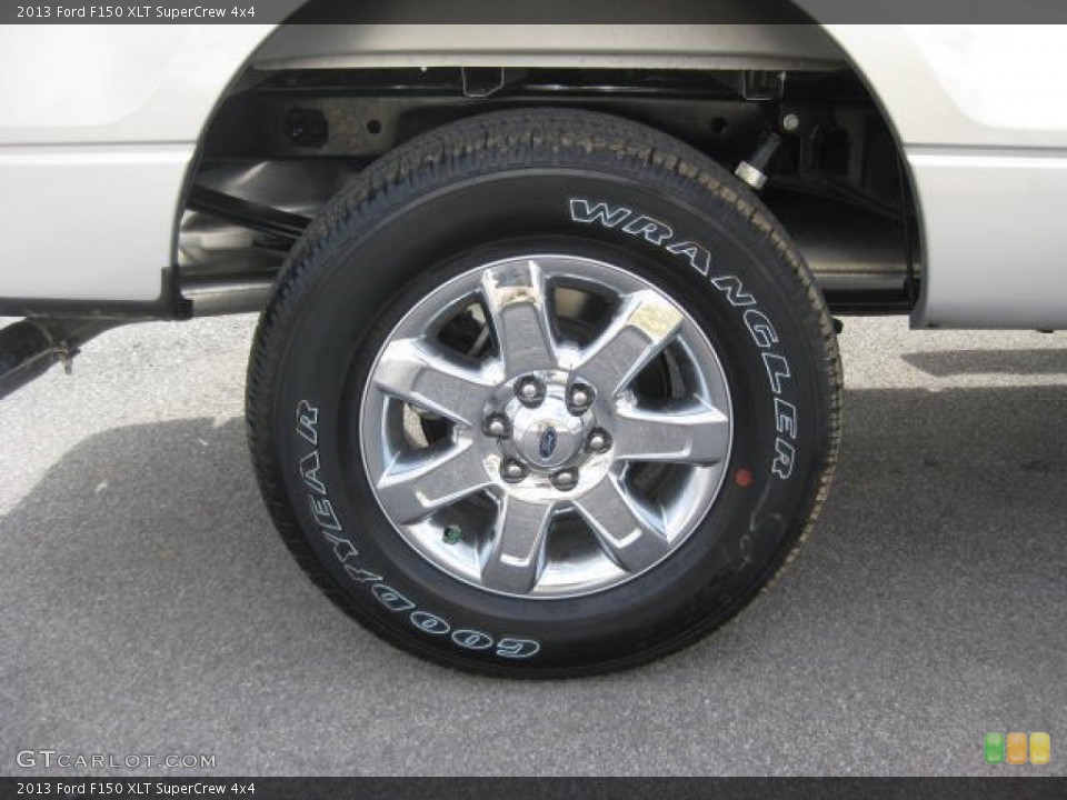 2013 Ford F150 XLT SuperCrew 4x4 Wheel and Tire Photo #74350754