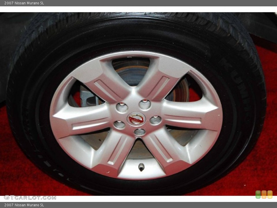2007 Nissan Murano SL Wheel and Tire Photo #74351000