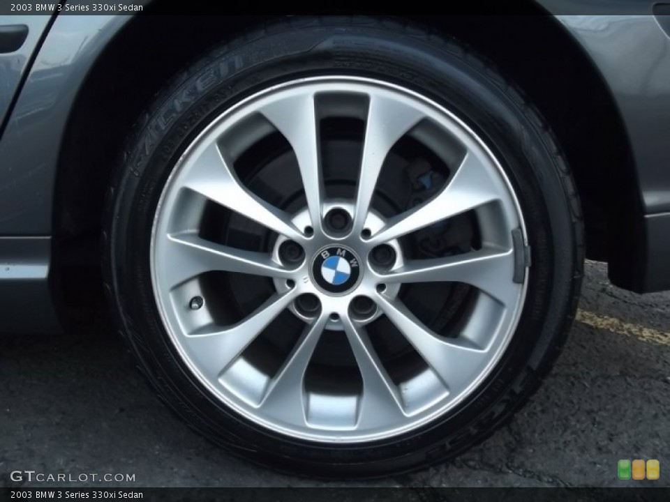 2003 BMW 3 Series 330xi Sedan Wheel and Tire Photo #74351073