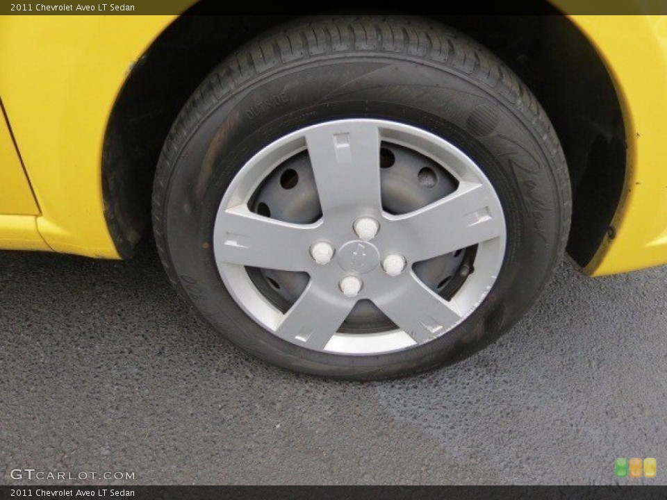 2011 Chevrolet Aveo LT Sedan Wheel and Tire Photo #74355703