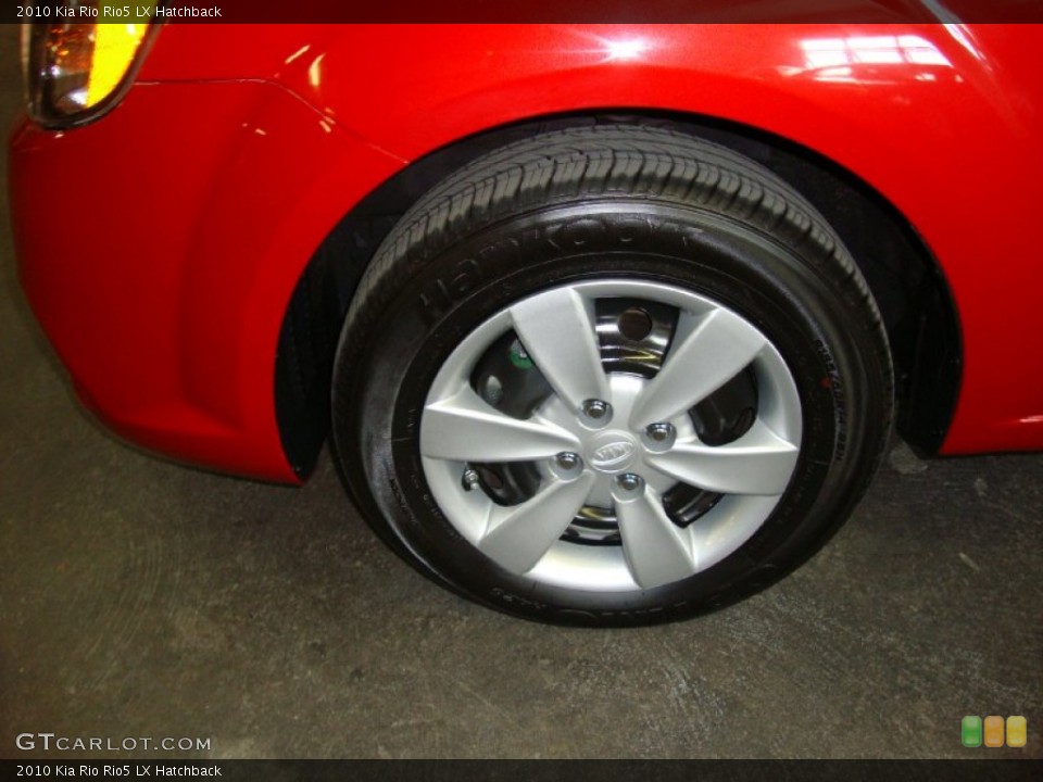 2010 Kia Rio Rio5 LX Hatchback Wheel and Tire Photo #74356961