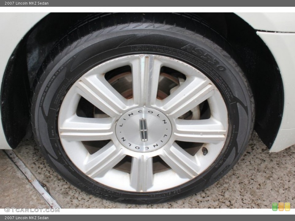 2007 Lincoln MKZ Sedan Wheel and Tire Photo #74360927