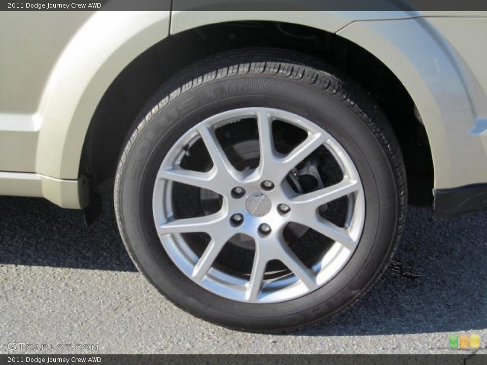 2011 Dodge Journey Crew AWD Wheel and Tire Photo #74365248