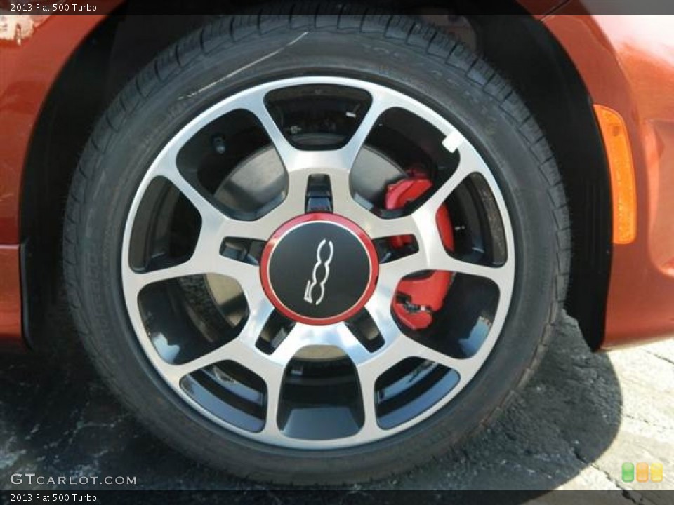 2013 Fiat 500 Turbo Wheel and Tire Photo #74369638