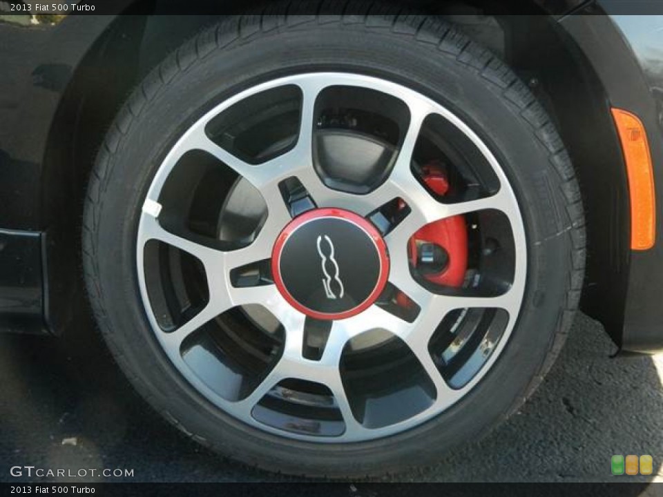 2013 Fiat 500 Turbo Wheel and Tire Photo #74370032