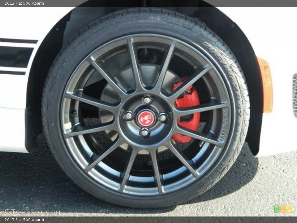 2013 Fiat 500 Abarth Wheel and Tire Photo #74370601