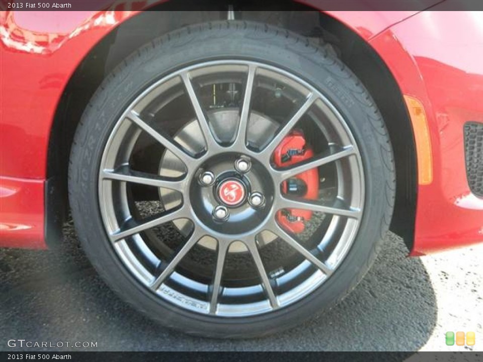 2013 Fiat 500 Abarth Wheel and Tire Photo #74371204
