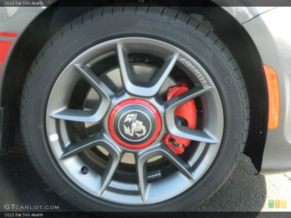 2013 Fiat 500 Abarth Wheel and Tire Photo #74371406