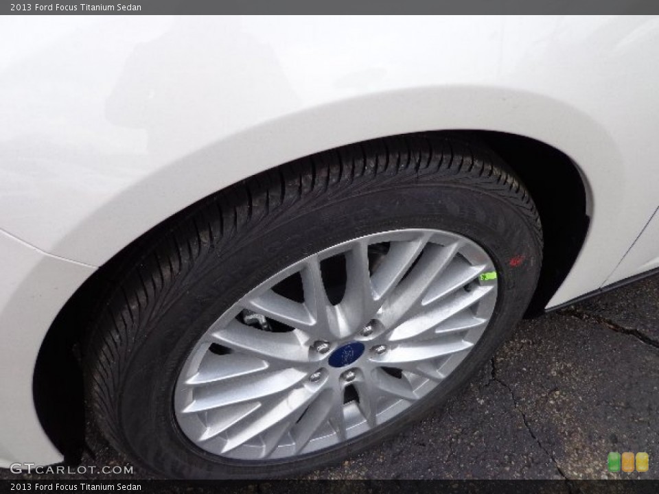 2013 Ford Focus Titanium Sedan Wheel and Tire Photo #74384303