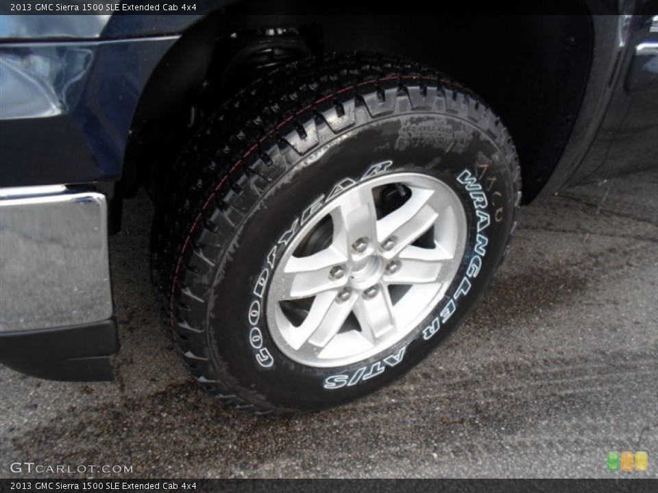 2013 GMC Sierra 1500 SLE Extended Cab 4x4 Wheel and Tire Photo #74390364