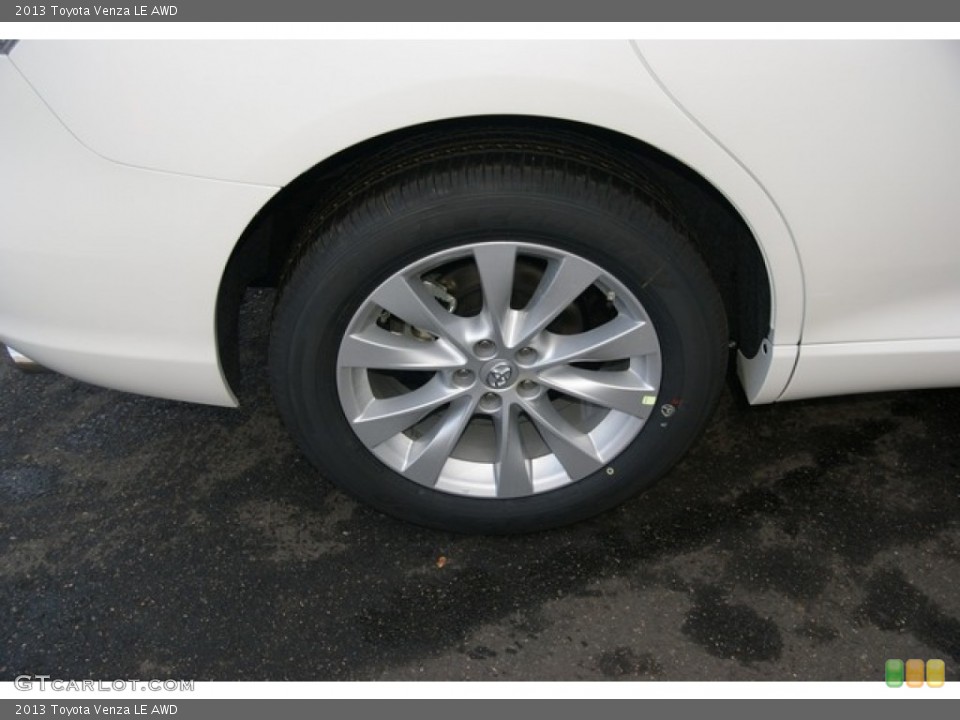 2013 Toyota Venza LE AWD Wheel and Tire Photo #74391520