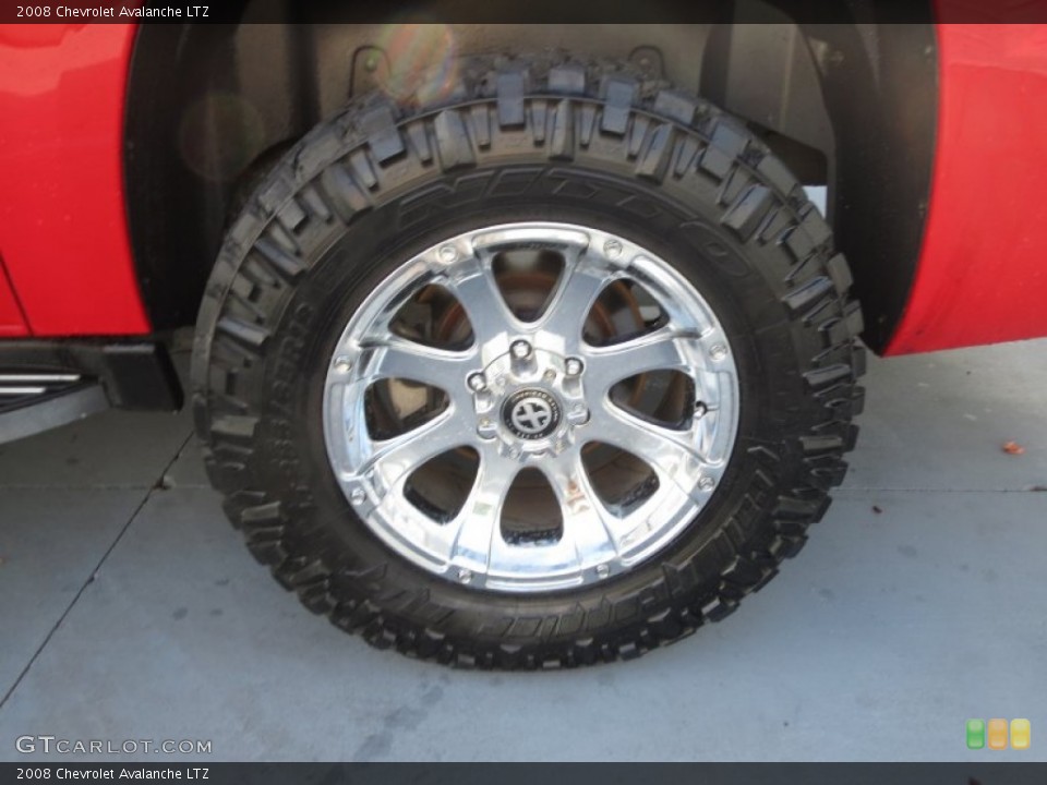 2008 Chevrolet Avalanche Custom Wheel and Tire Photo #74392690