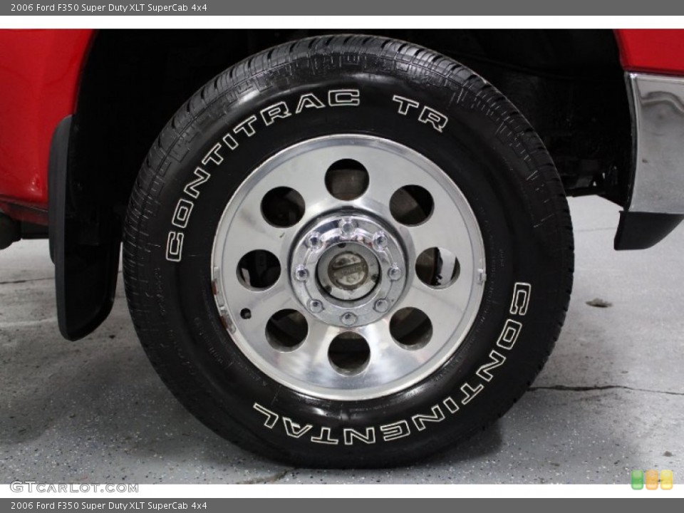 2006 Ford F350 Super Duty XLT SuperCab 4x4 Wheel and Tire Photo #74394046