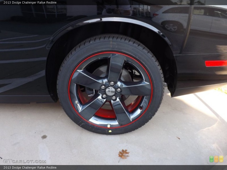 2013 Dodge Challenger Rallye Redline Wheel and Tire Photo #74394496