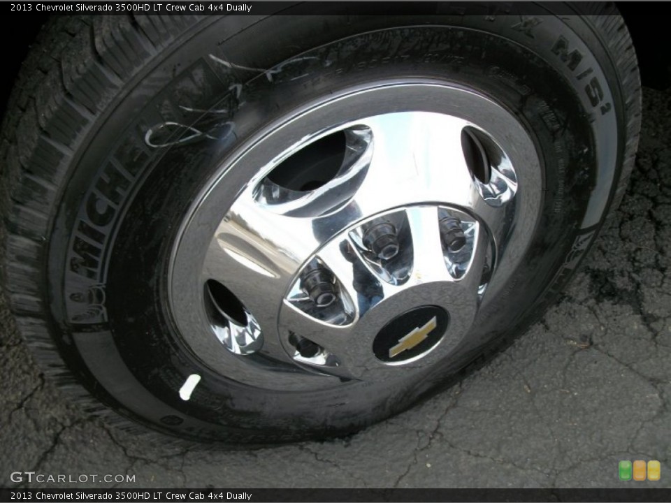 2013 Chevrolet Silverado 3500HD LT Crew Cab 4x4 Dually Wheel and Tire Photo #74396654