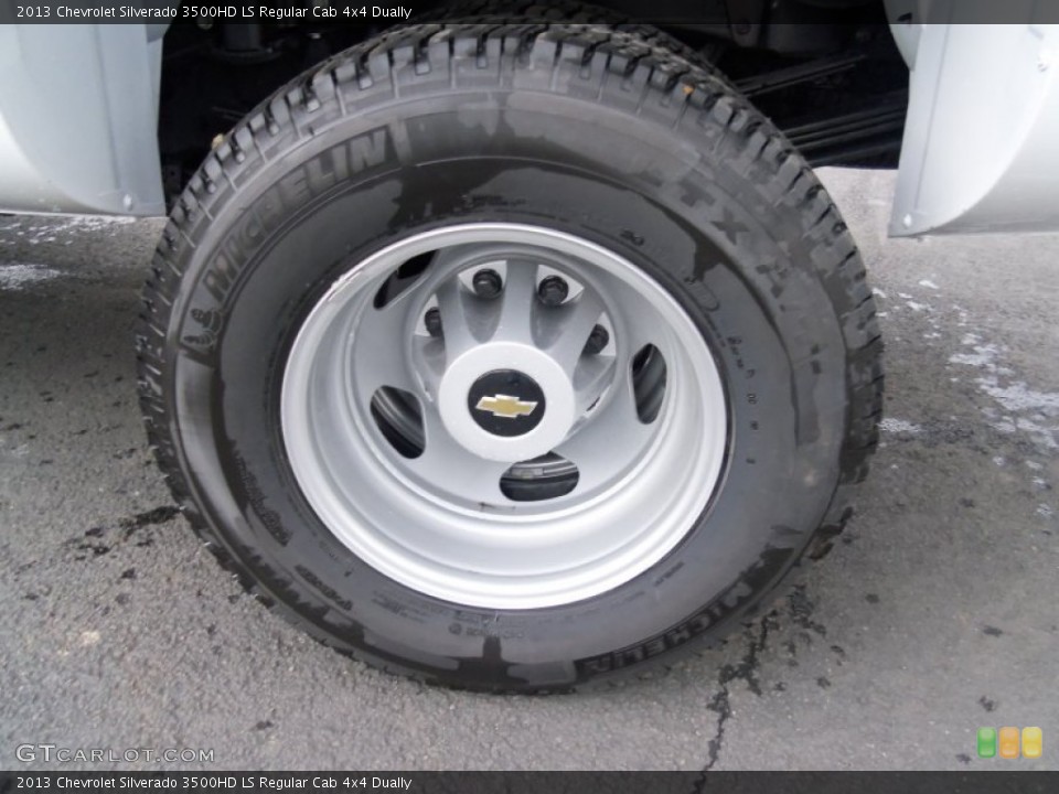 2013 Chevrolet Silverado 3500HD LS Regular Cab 4x4 Dually Wheel and Tire Photo #74397523