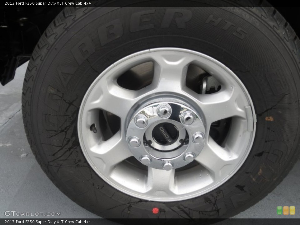 2013 Ford F250 Super Duty XLT Crew Cab 4x4 Wheel and Tire Photo #74400158