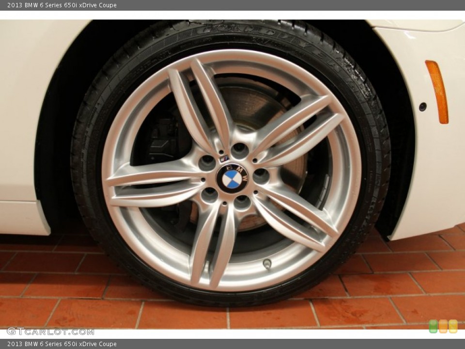 2013 BMW 6 Series 650i xDrive Coupe Wheel and Tire Photo #74401959