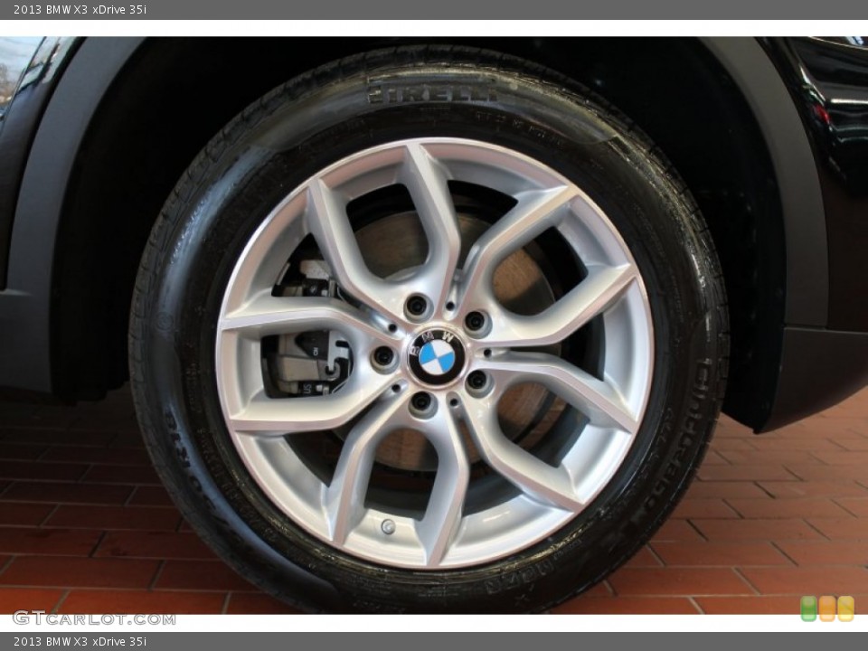 2013 BMW X3 xDrive 35i Wheel and Tire Photo #74402417