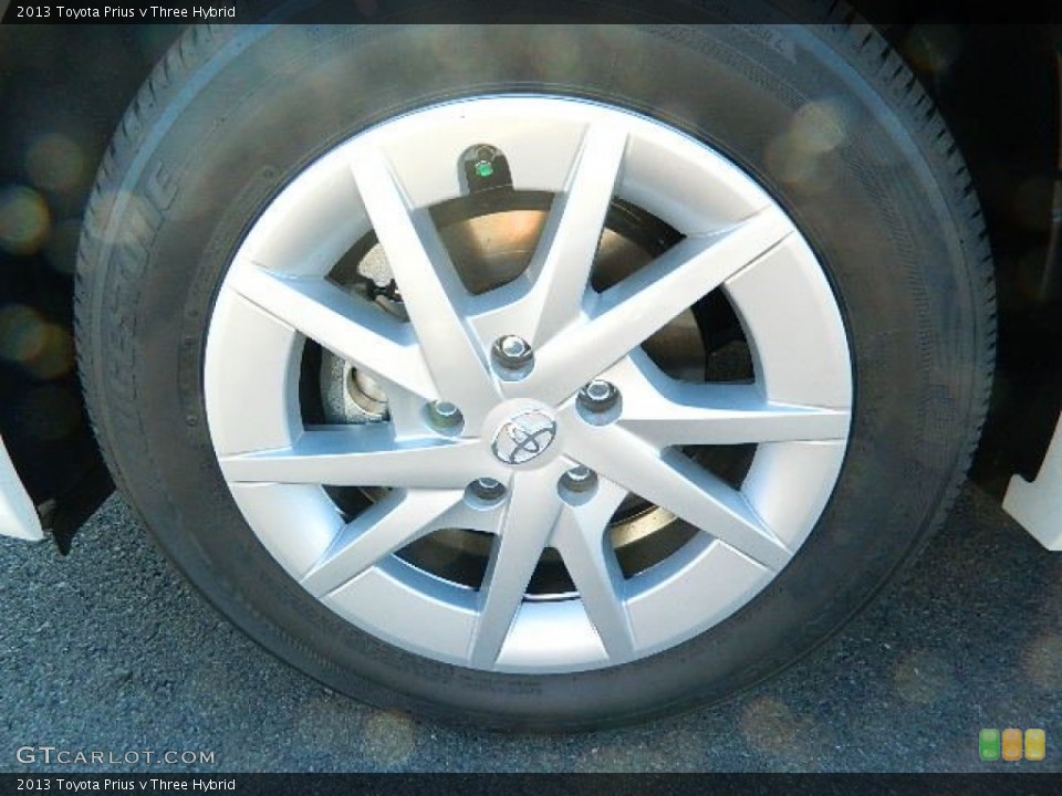 2013 Toyota Prius v Three Hybrid Wheel and Tire Photo #74408674