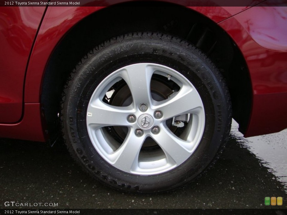 2012 Toyota Sienna  Wheel and Tire Photo #74413540