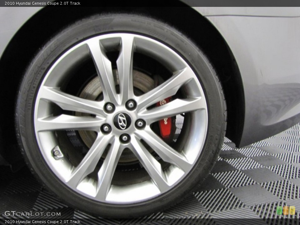 2010 Hyundai Genesis Coupe 2.0T Track Wheel and Tire Photo #74414728