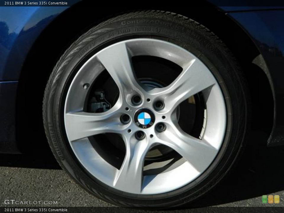 2011 BMW 3 Series 335i Convertible Wheel and Tire Photo #74419366