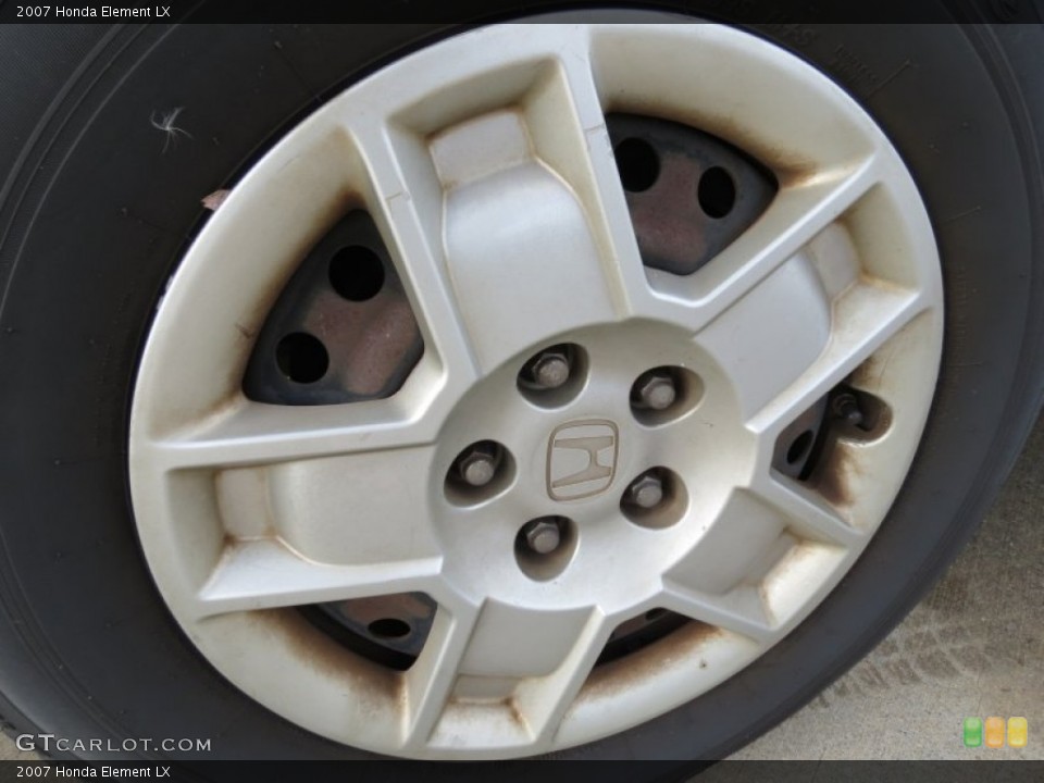 2007 Honda Element LX Wheel and Tire Photo #74419528