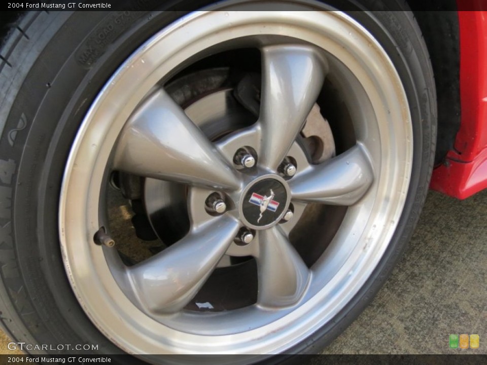 2004 Ford Mustang GT Convertible Wheel and Tire Photo #74419791