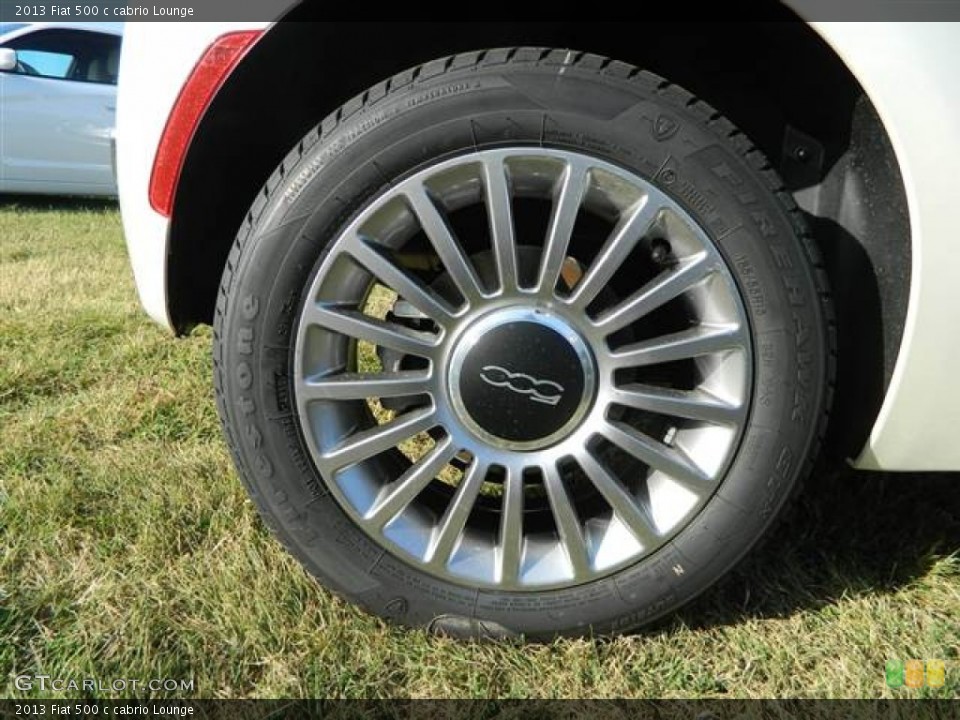 2013 Fiat 500 c cabrio Lounge Wheel and Tire Photo #74419879