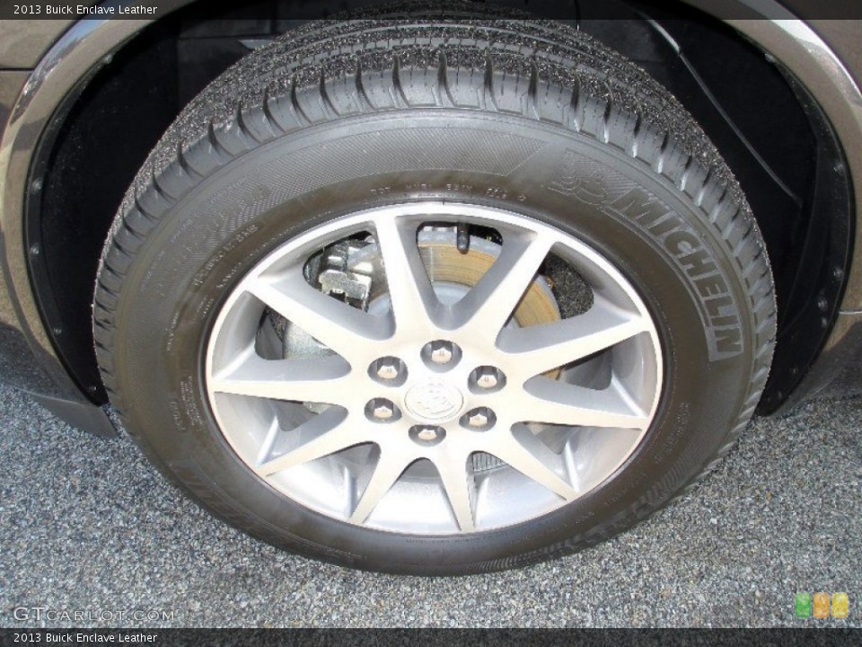 2013 Buick Enclave Leather Wheel and Tire Photo #74424400