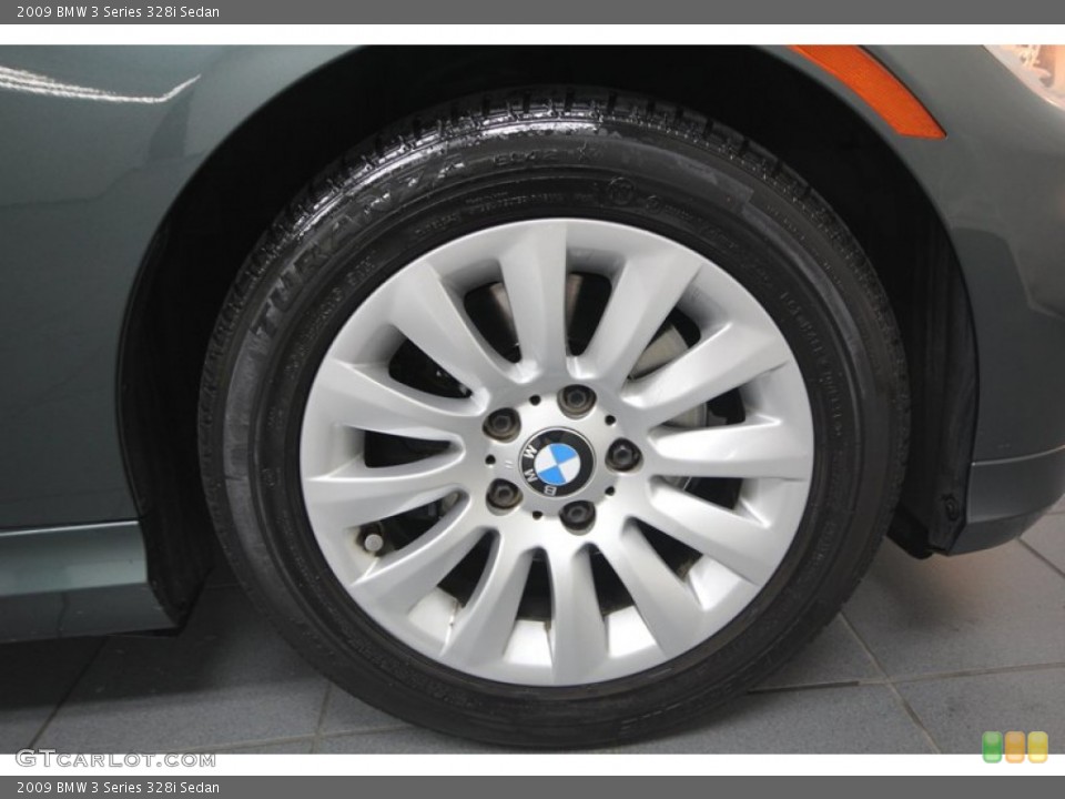 2009 BMW 3 Series 328i Sedan Wheel and Tire Photo #74430055