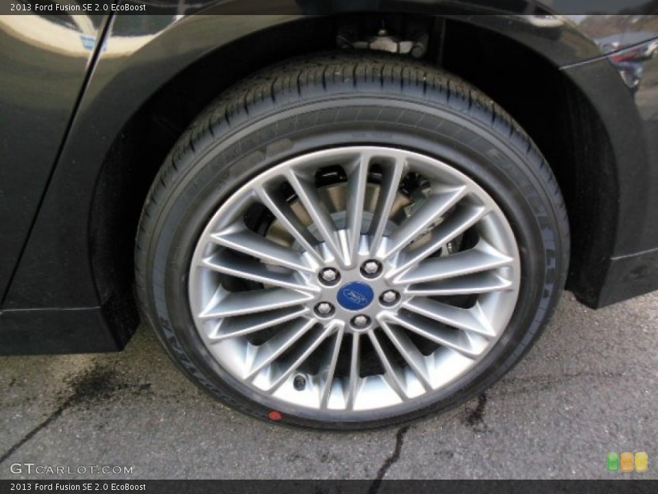 2013 Ford Fusion SE 2.0 EcoBoost Wheel and Tire Photo #74435504
