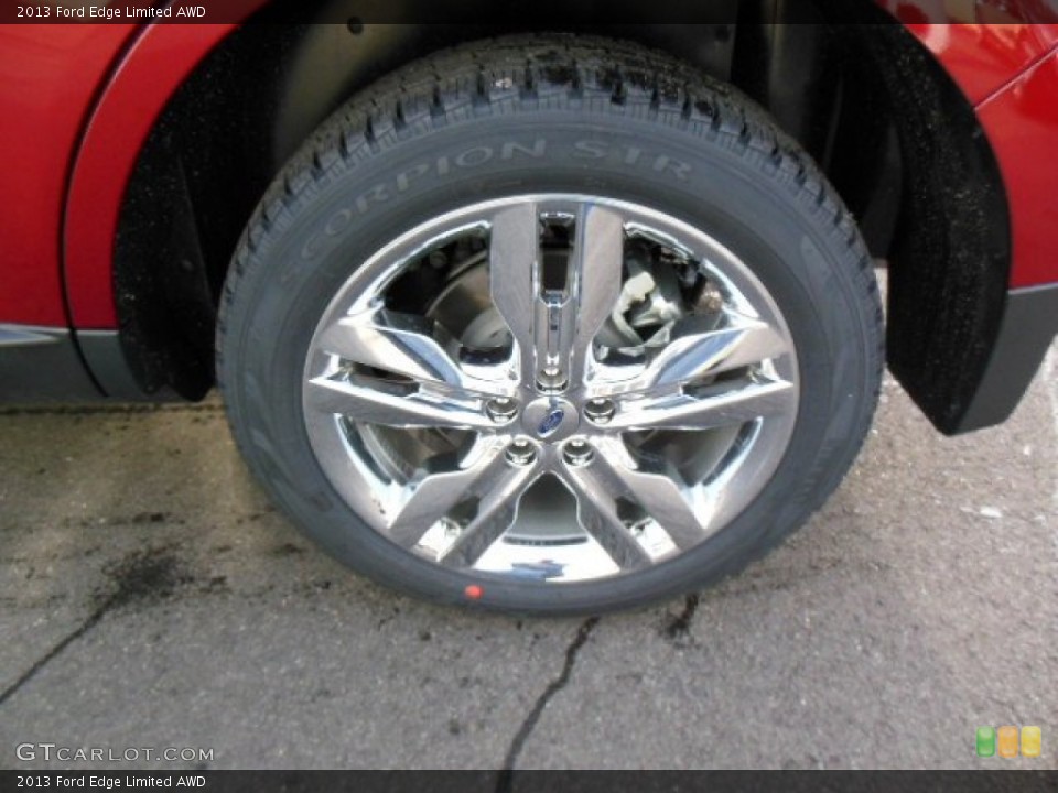 2013 Ford Edge Limited AWD Wheel and Tire Photo #74436360