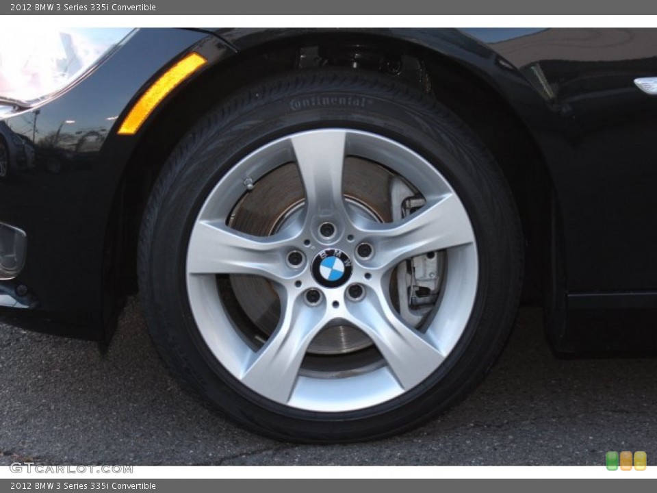 2012 BMW 3 Series 335i Convertible Wheel and Tire Photo #74436551