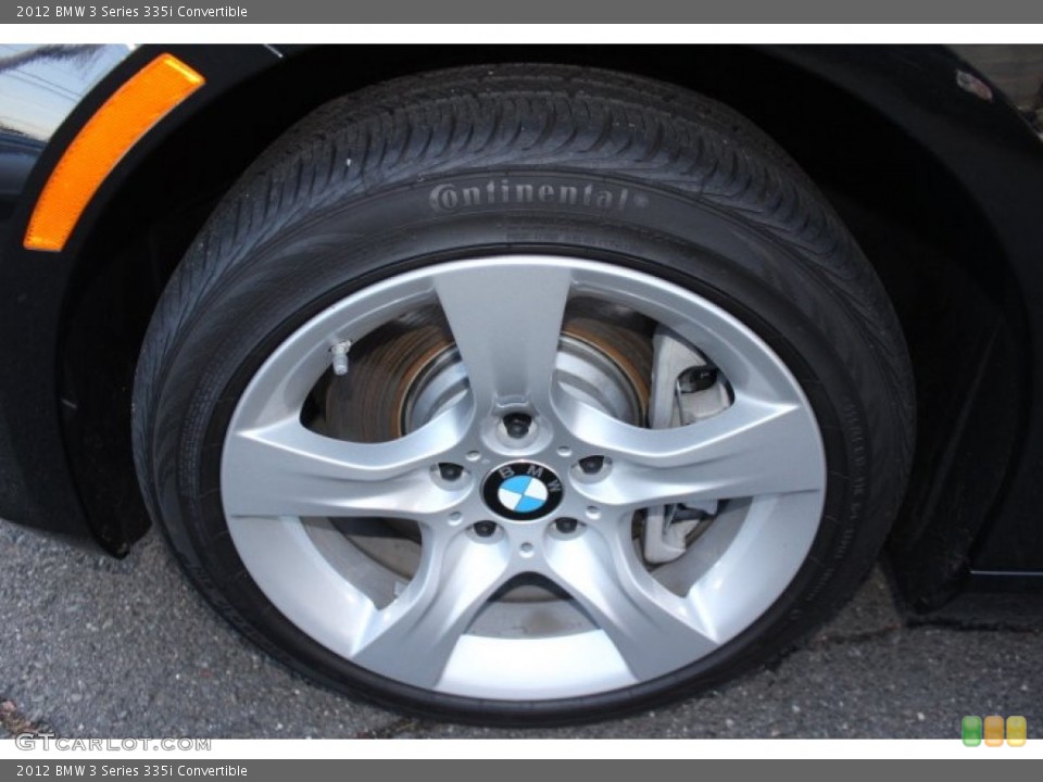 2012 BMW 3 Series 335i Convertible Wheel and Tire Photo #74436566