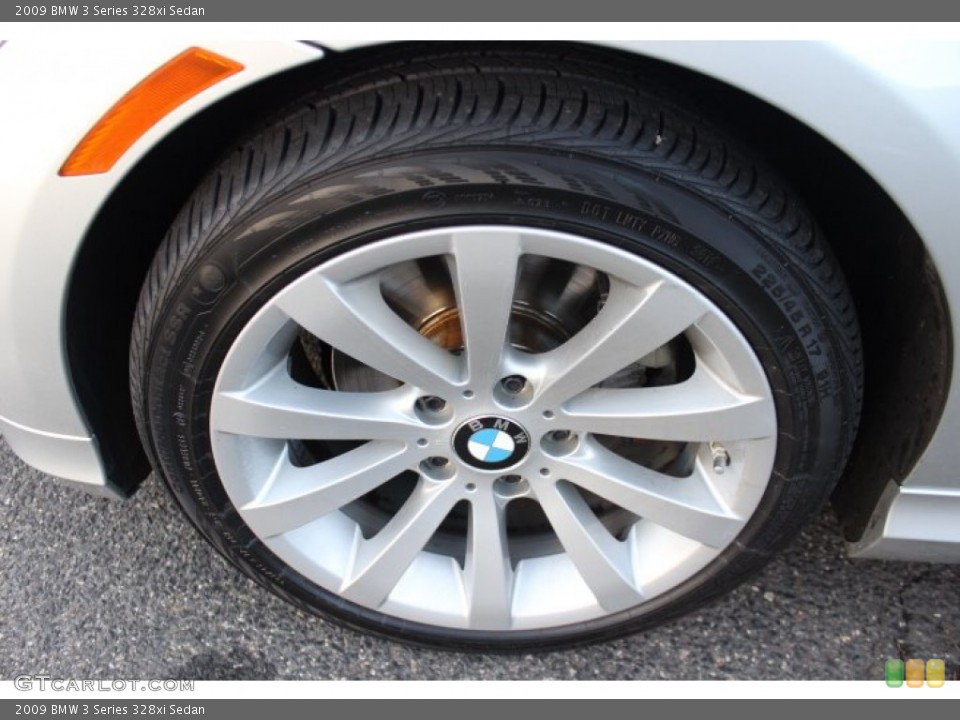 2009 BMW 3 Series 328xi Sedan Wheel and Tire Photo #74438585