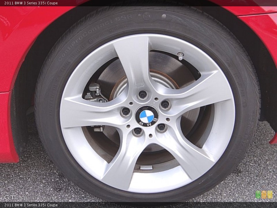2011 BMW 3 Series 335i Coupe Wheel and Tire Photo #74440364