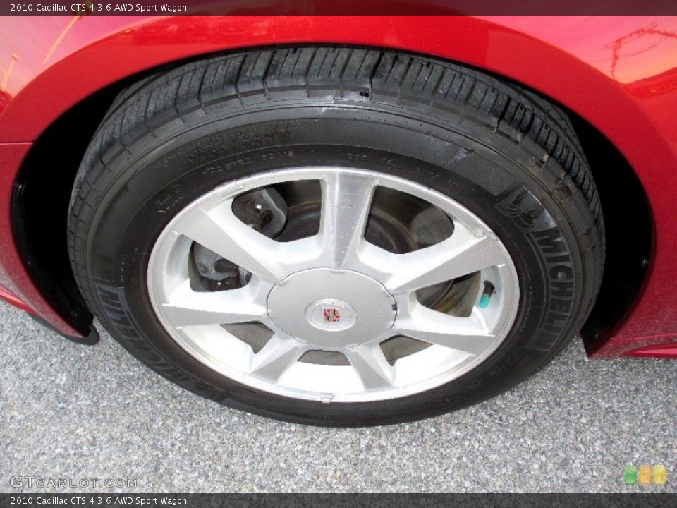 2010 Cadillac CTS 4 3.6 AWD Sport Wagon Wheel and Tire Photo #74442890