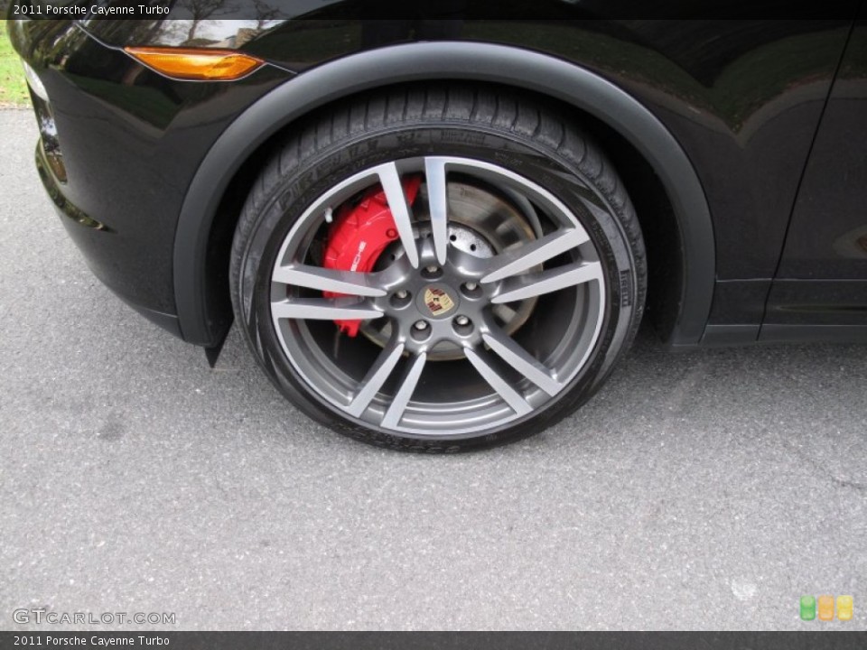 2011 Porsche Cayenne Turbo Wheel and Tire Photo #74443274