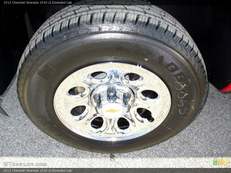 2013 Chevrolet Silverado 1500 LS Extended Cab Wheel and Tire Photo #74443446