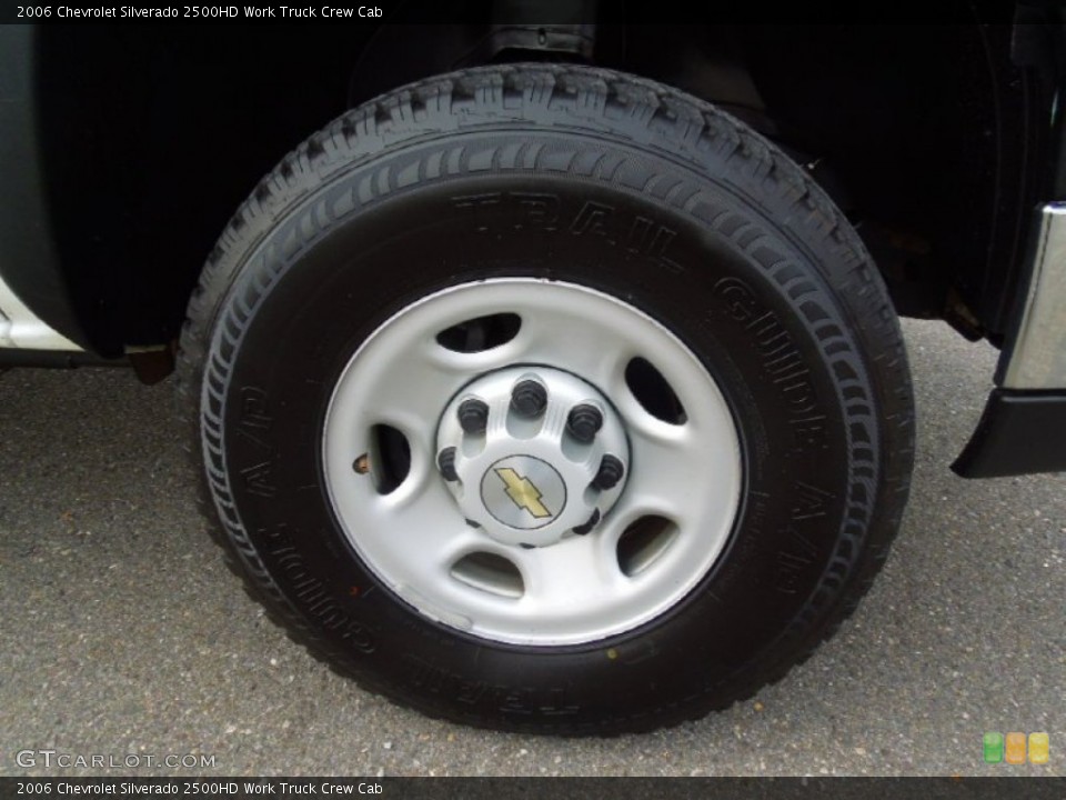 2006 Chevrolet Silverado 2500HD Work Truck Crew Cab Wheel and Tire Photo #74451596