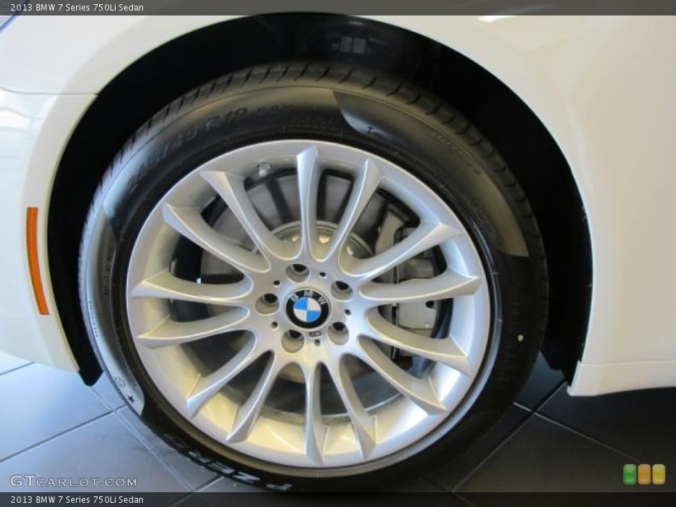 2013 BMW 7 Series 750Li Sedan Wheel and Tire Photo #74453874