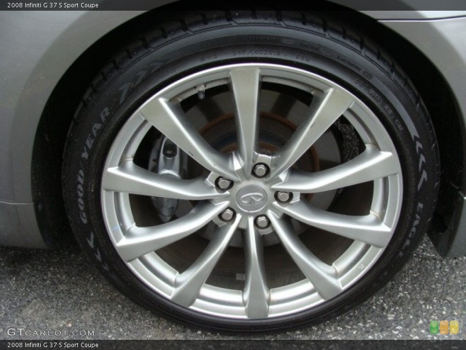 2008 Infiniti G 37 S Sport Coupe Wheel and Tire Photo #74460068