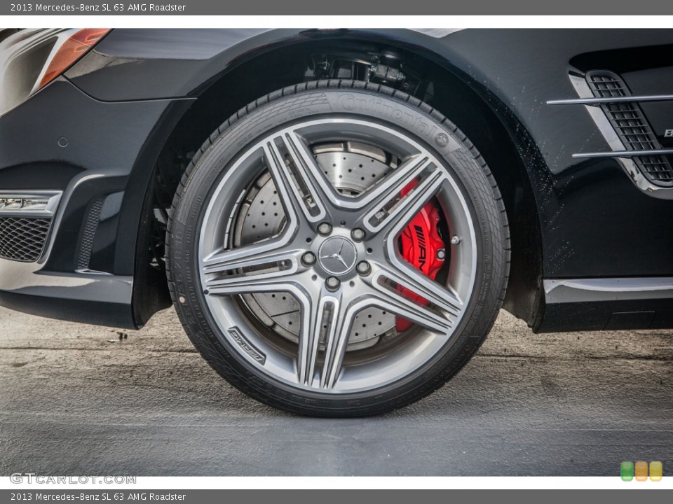 2013 Mercedes-Benz SL 63 AMG Roadster Wheel and Tire Photo #74460984