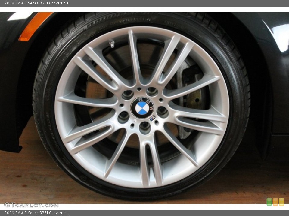 2009 BMW 3 Series 335i Convertible Wheel and Tire Photo #74461358