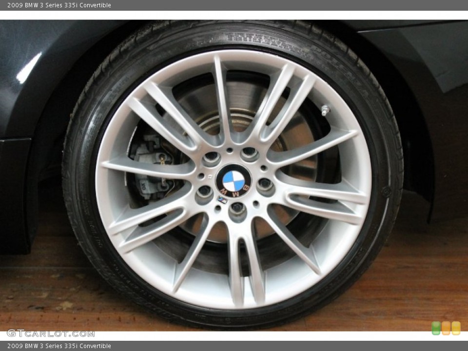 2009 BMW 3 Series 335i Convertible Wheel and Tire Photo #74461382