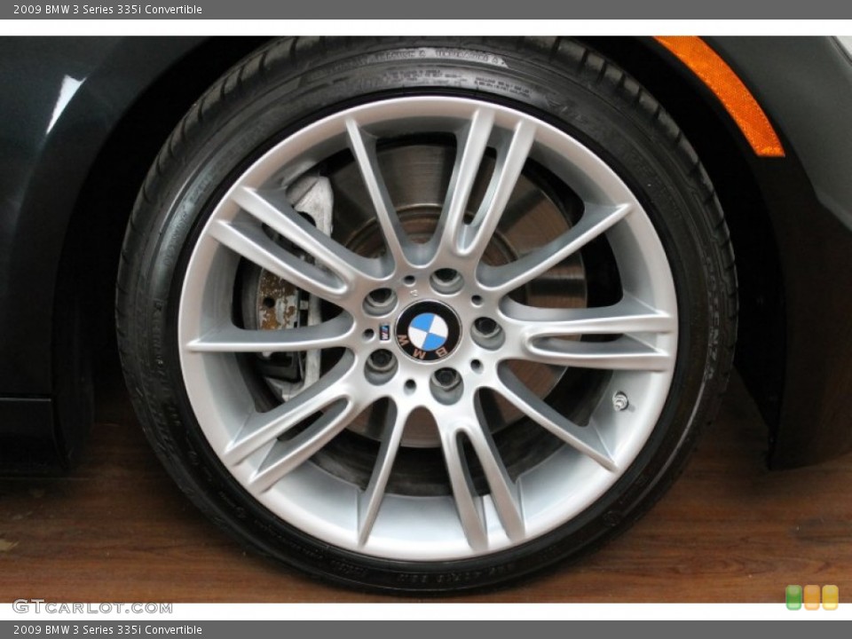 2009 BMW 3 Series 335i Convertible Wheel and Tire Photo #74461395