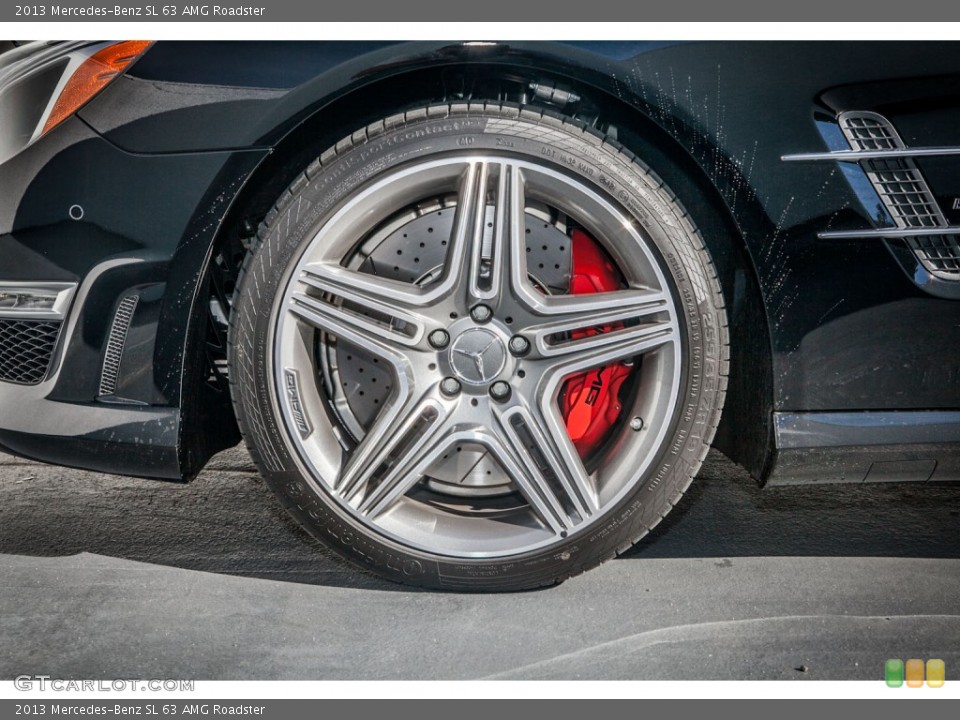 2013 Mercedes-Benz SL 63 AMG Roadster Wheel and Tire Photo #74462040
